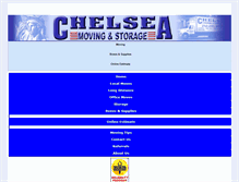 Tablet Screenshot of chelseamoving.com